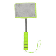 Vehicle Windshield Glass Cleaner Telescopic Adjustable Length 32 to 50cm Green