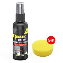 Auto Polish Cleaner Rejuvenates Weatherproof Coating Plastic Rubber Restorer 100ML