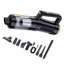 Cordless Vacuum with Brushless Motor Car Interior Vacuum Cleaner 17000PA Black