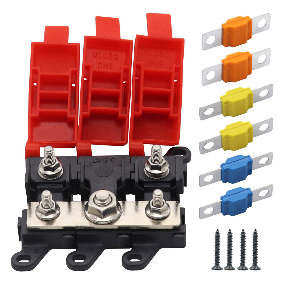 High Current Fuses Block Temperature Resistant Blocks For Boat Applications 3 Way 7754004758186
