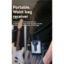 Wireless in-Ear Monitor System Portable and Rechargeable Transmitter and Receiver for Stage Performance B
