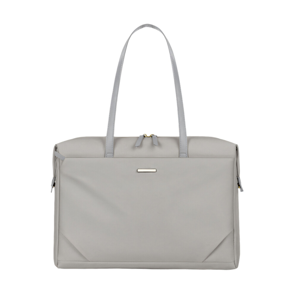 Stylish 14Inch Laptop Bag For Work Commute With Multiple Pockets Large Capacity Gray 7695001157360