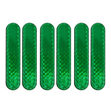 6Pc Removable Reflective Strips for Car Trunk & Door No Damage to Paint Surfaces Green