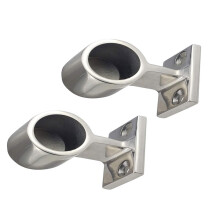 Heavy Duty Marine Hardware End/Center/Front Hand Rail Mount Fitting midship bracket
