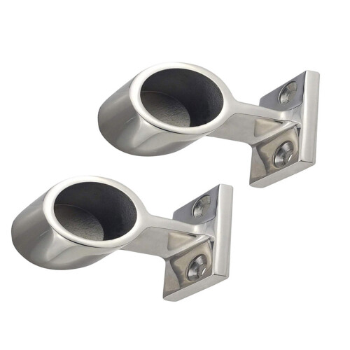 Heavy Duty Marine Hardware End/Center/Front Hand Rail Mount Fitting midship bracket