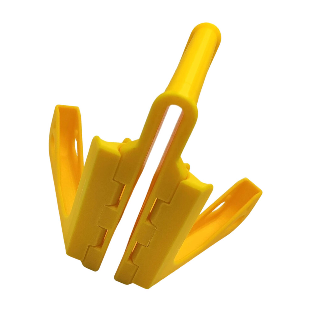 Plastic Tennis Net Phone Clip Holder Foldable Phones Stand With Strong Grip Yellow 7754004675742
