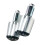 Motorcycle Handlebar End Covers Anti Slip Texture Quick Installation No Tool Silver 1
