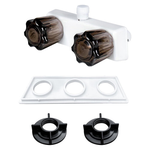 Motorhome Shower Mixer Valves Replacement Non Metallic Lightweight Design Fast