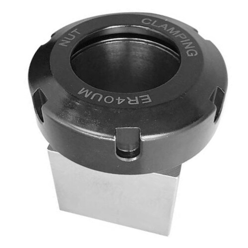 Square Four-Corner Chuck Block ER40 Chuck Bracket Workpiece Fixing Bracket Suitable for CNC Lathe Engraving Machine 1