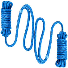 Pair of Premium Maritime Tie Lines Abrasion Resistant Fibers Splice Eye Protection Blue