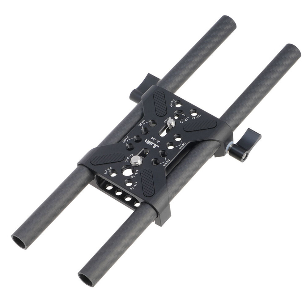15Mm Rail System Double Hole Tube Clamp Quick Release Plate Base With Fiber Tube 7695001250344