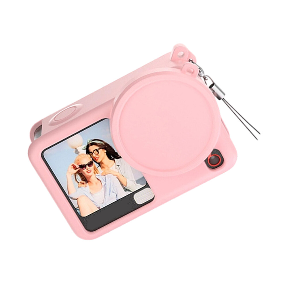Silicone Lens Guard For Action 6 Camera Cover Protector With Antiloss Lanyard Color Pink 7695001238779