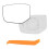 Premium Quick Release Side Mirror Glass No Heating for Vehicles Fast Installatio Left 1