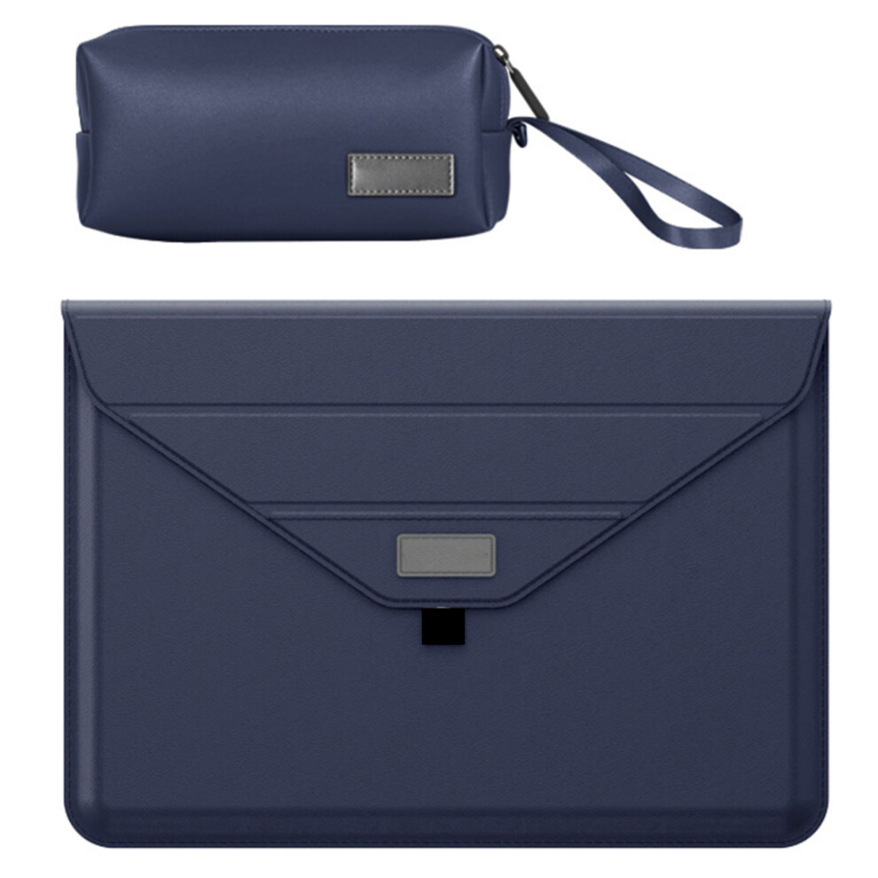 Elegant Protective Bag For 13 14 15 16Inch Laptops Water Resistant 15 To 16 Inches Blue 7695001222938