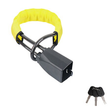 Steering Wheel Cable Lock Ideal for Easy Storage and Portability During Travel Yellow