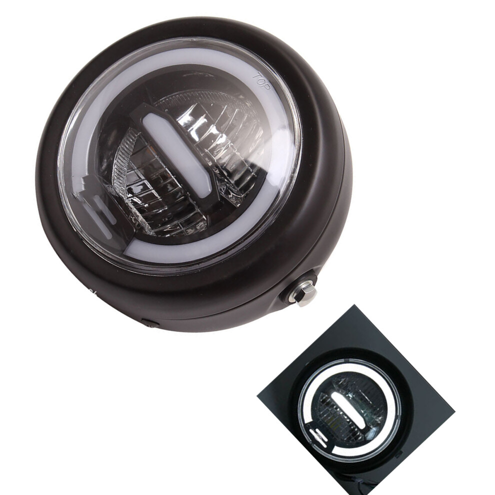 Led Daytime Running For Retro Motorcycle Modified With Metal Housing Light/White 7754004704855