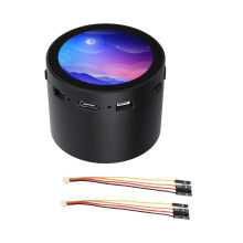Multifunction RP2350 Microcontroller Development Board 1.85inch Round With speakers