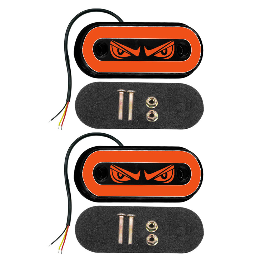 Flashing Marker Lights 12V/24V Led Side Marker Lights For Truck Motorbike Orang Amber 7754004744899