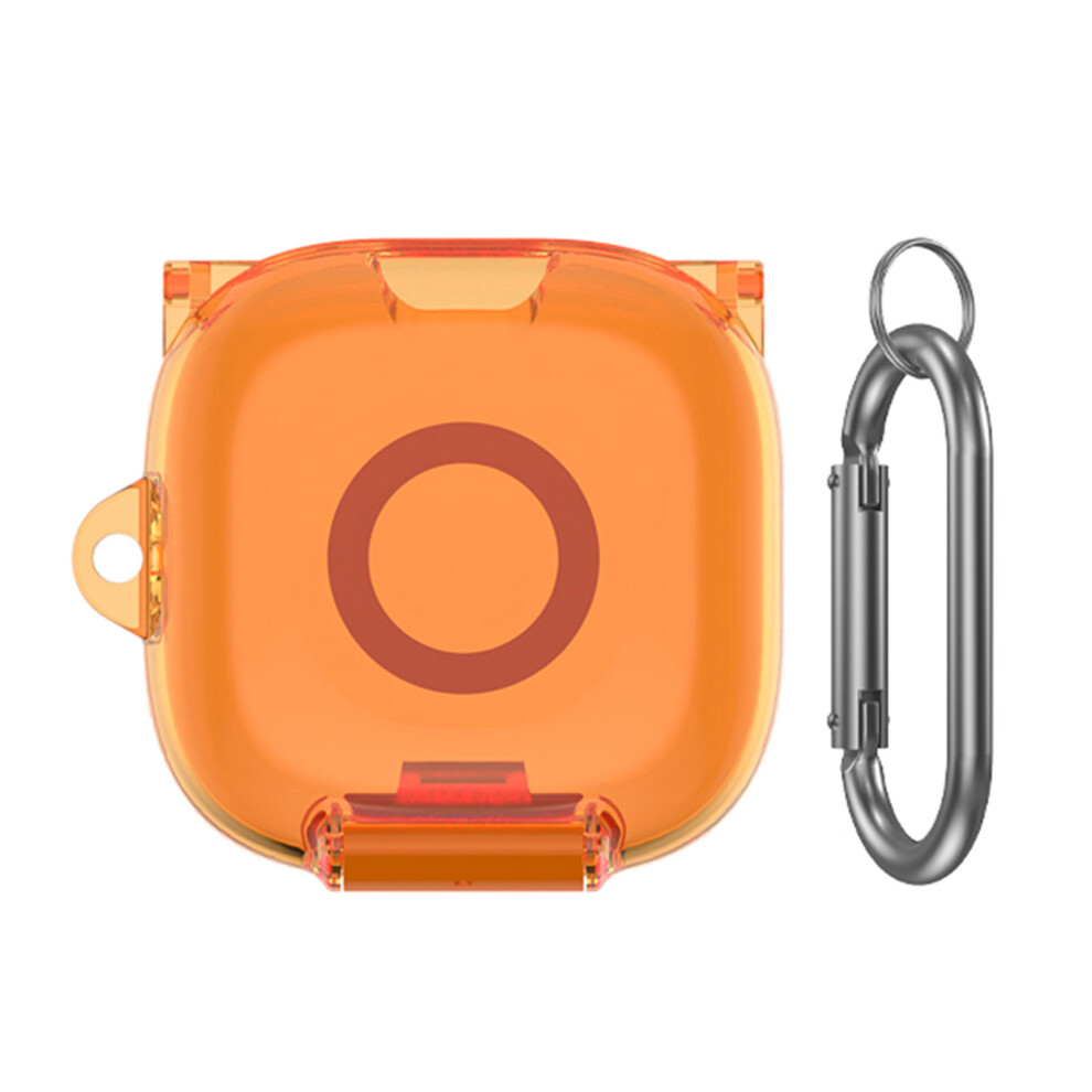 Earbud Soft Tpu Shockproof Shell Flexible Washable Sleeve Guard Case Transparent Oranges 7695001201810