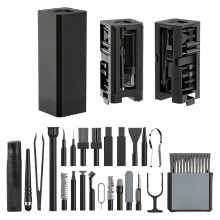 32 in 1 Transportable Tool Simple clip Device Maintenance Keyboards Phones Black