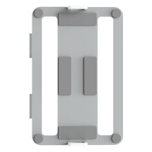 Quick Assembly Laptop Holder Stand Mechanical Arm Support 2mm Thick Steel Silver gray