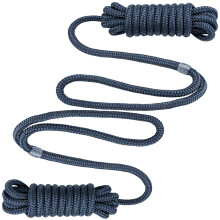 2 Marine Docking Cables Professional Hand Spliced Ends Maximumly Load Capacity Navy blue