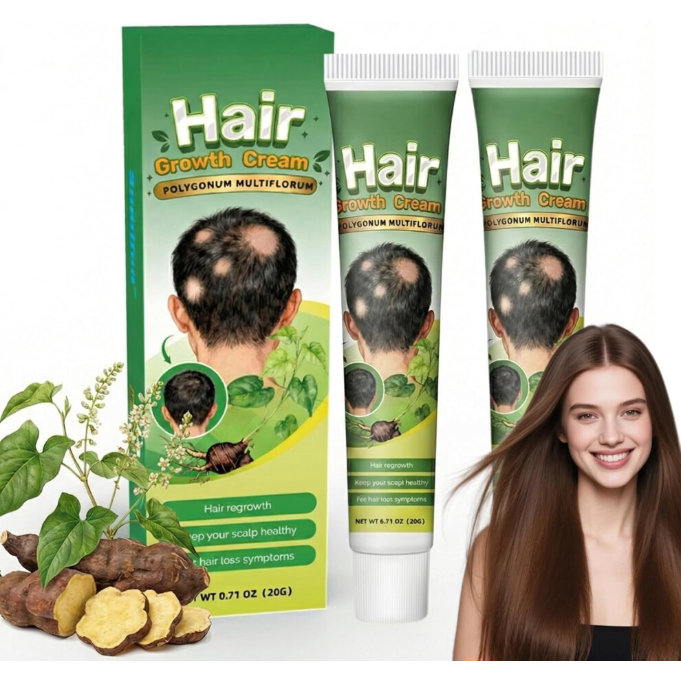 Gogerstar Cream 2Pcs Alopecia Hair Growth ,Natural Herbal Scalp Nourishing For Hair,Hair Thickening Scalp ,Intensive Root Strengthening&Scalp Revitalising