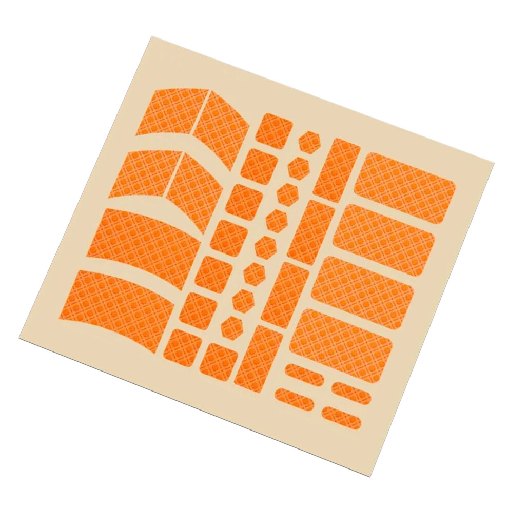 34Pcs Silicone Keyboards Mouse Antisweat Antislip Universal Grip Covers Orangecolor 7695001204286