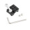 Camera Rail Lock Clamp with 1/4inch Thread for Camera Photography Studio Silver 1