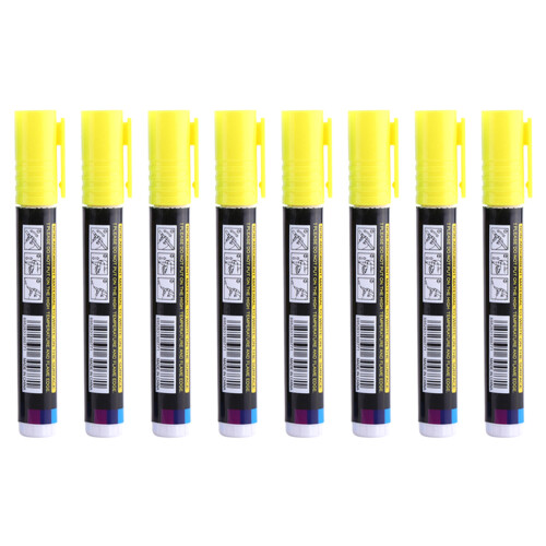 Quick Drying Waterproof Fluorescent Paint Coloring Marker Pen for Beekeepers Use Yellow