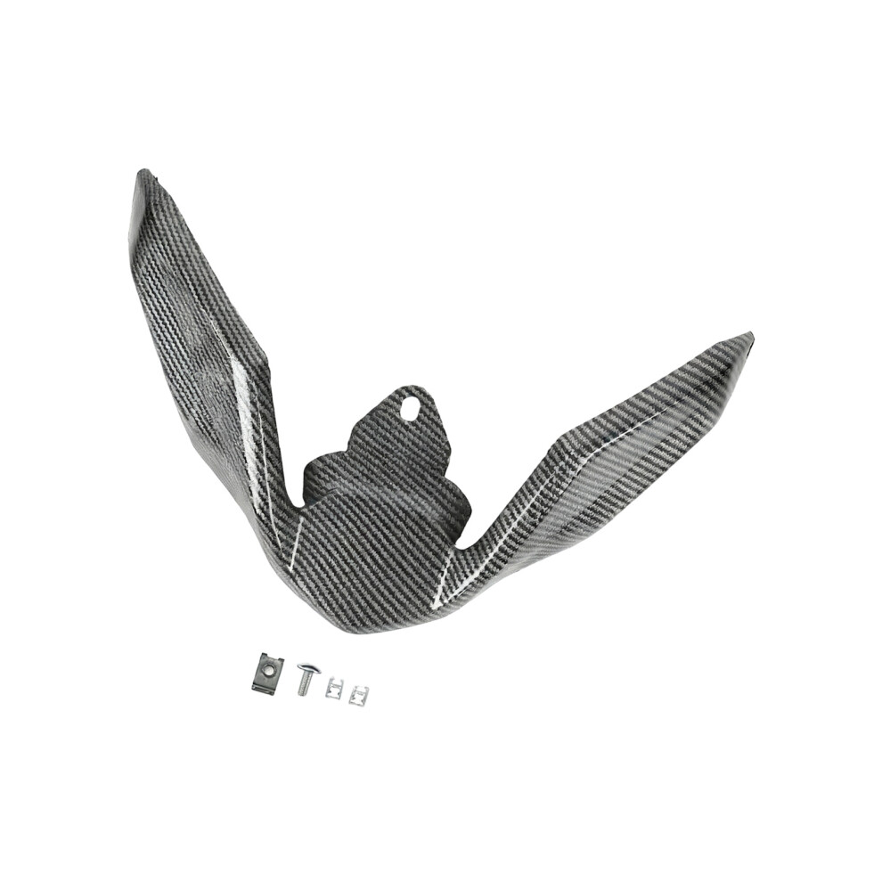 Upgraded Front Mudguard Defender For Adventure Bikes Prevents Paint Carbon Fiber Texture 7754004745056