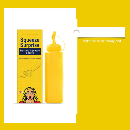 Realistic Looking Mustard Prank Bottle With Squeeze Action For Practical Jokes 2