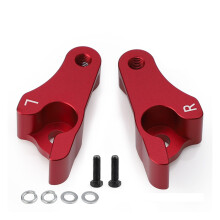Shock Absorbing Motorcycle 2inch Lowering Block Rear Slam Lowering Block Kit Red