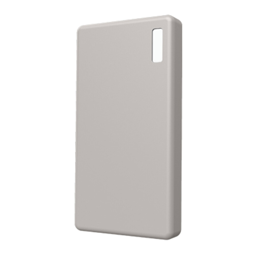 Precise Fit Silicone Cover With Lanyard Design For 12000Mah 66W Powerbank Gray 7695001229586