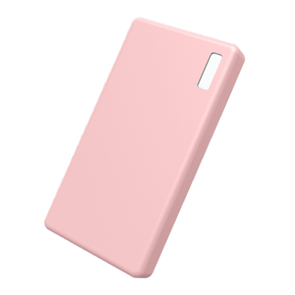Portable Silicone Case Protector For 12000Mah 66W Powerbank Cover Lanyard Pink 7695001229593