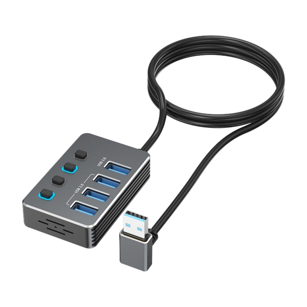 Usb Extender 4 Ports Independent Switches Led Indicators For Laptop Desktop 150Cm Up 7695001190572