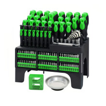 Full Set 118 Piece Screwdriver Kit Ergonomic Handle for Comfortable Operation Green