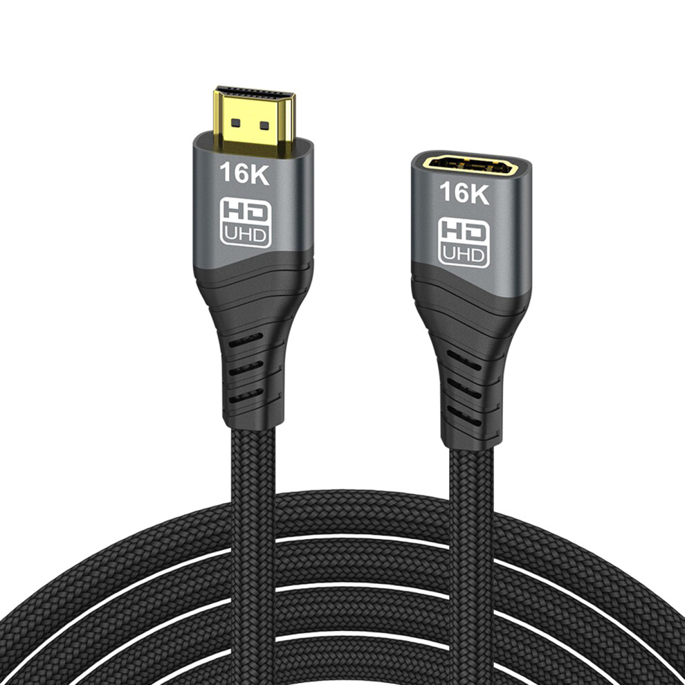 Hdtv 2.2 Male To Female Video Cable Supports 16K 60Hz Uhd Resolution 1.5M 7695001162166