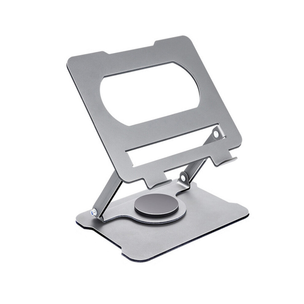 Ergonomic Laptop Risers Antislip Base Ventilation Hole For Up To 17In Rotary Model Grey 7695001250283