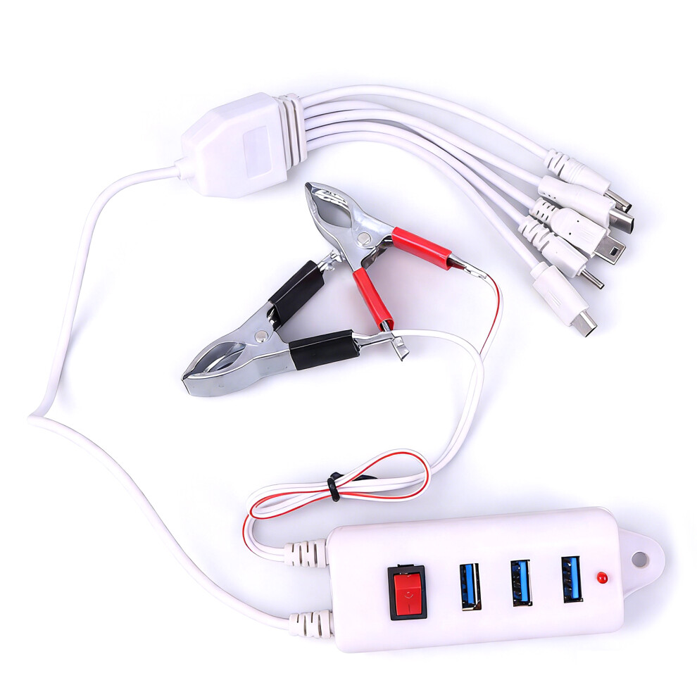 Efficient Usb Charging Adapter 3 Port Overloaded Protections And Flame Retardant 7695001217606