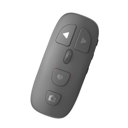 Smartphone Camera Remote With Roll Wheel Blind eBook Music Control Grey
