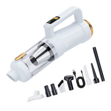 17000PA Car Cleaner Portable Cleaner Rechargeable Air Duster Handheld Cleaner White