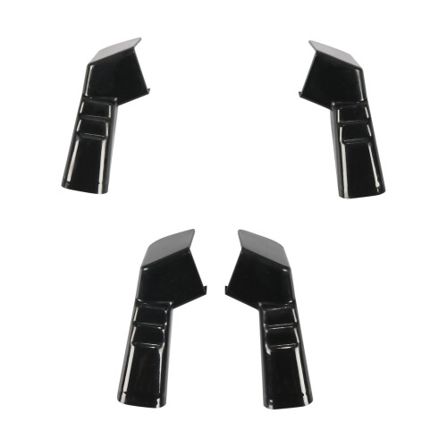 Weatherproof Gutter Spouts Rain Gutter Downspout Left Right Dwonspout Diverter Black