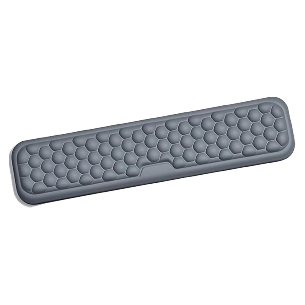 Massage Texture Hand Wrist Rest Pad Ergonomic Keyboards Mouse Keyboard Tray Cloth Gray 7695001234252