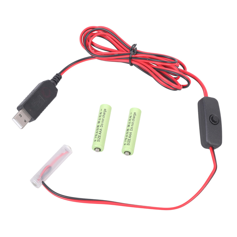 Usb 5V To 4.5V Virtual Battery Converter Cable Cord With Switches For 3A Devices 2 Meters 7695001202008