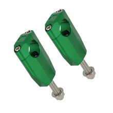 Comfort Handlebar Clamp Block for Long Distance Motorcycle Trips Enhanced Suppor Green