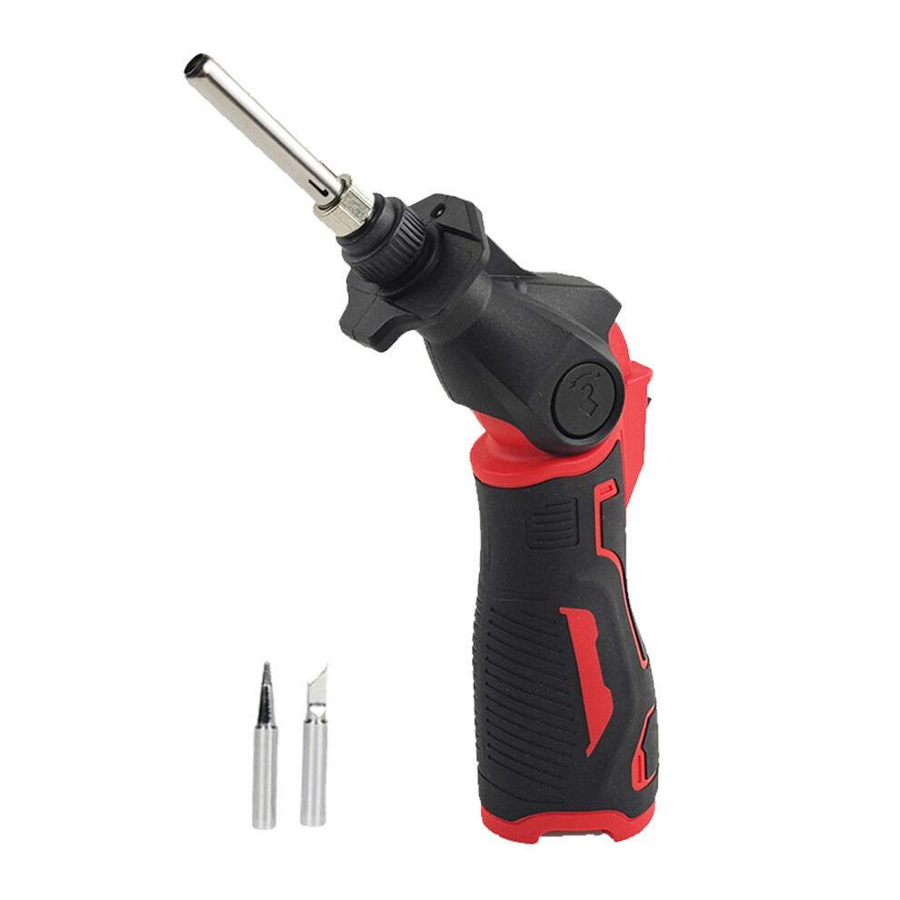 Quick Heating Cordless Welding Tool 400 In 50Seconds Soldering Iron With 2Tip Red 7754004697652