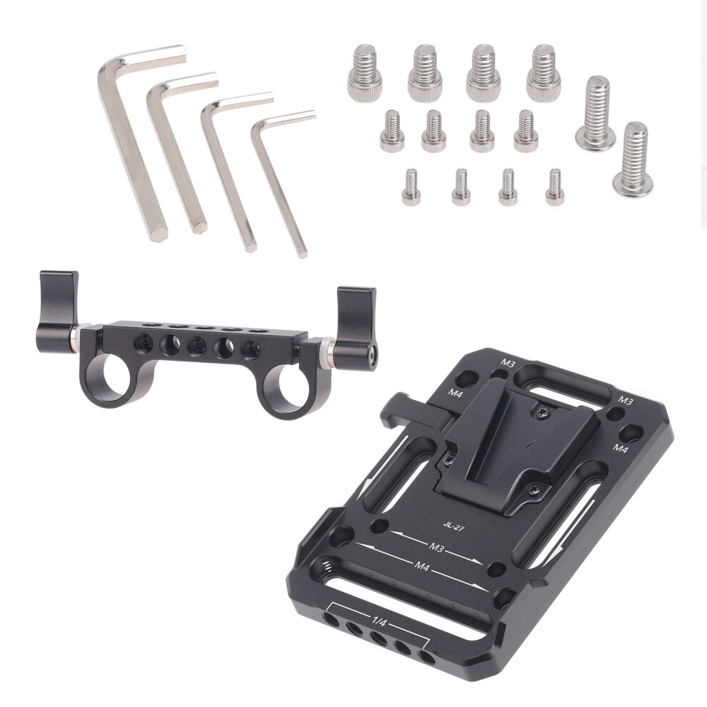 Metal Clamp Secure Power Supply V Interfaced 15Mm Tube Studio Use Double Tube Clamp Ve 7695001215893
