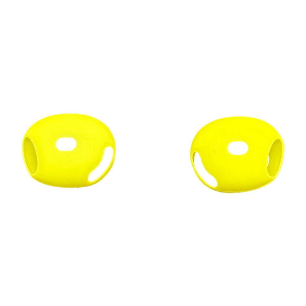Skin Friendly Silicone Protective Case For Dedicated Earbuds Model Slim Design Yellow 7695001173957