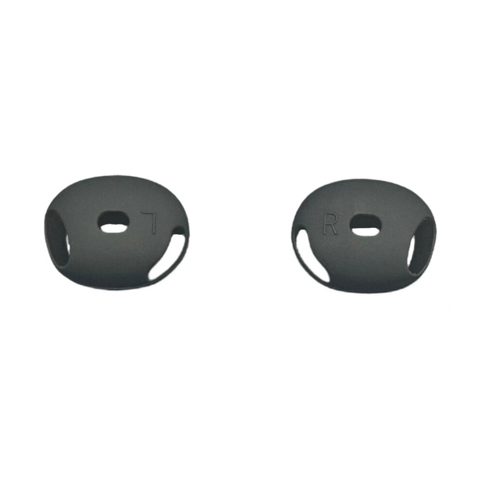 Multiple Color Option Silicone Protective Case Skin For Dedicated Earbuds Model Black 7695001173858